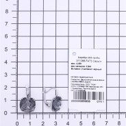 Серьги из Серебра 925 Приволжский ювелир арт. 311066-FA73, Родирование.