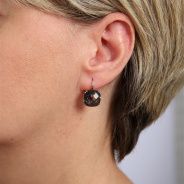 Серьги из Серебра 925 Приволжский ювелир арт. 311066-FA73, Родирование.