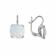 Серьги из Серебра 925 Приволжский ювелир арт. 311066-SW33, Родирование.