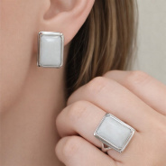 Серьги из Серебра 925 Приволжский ювелир арт. 311067-NF07, Родирование.