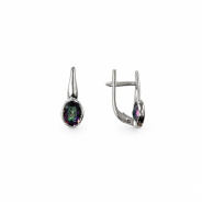 Серьги из Серебра 925 Приволжский ювелир арт. 311080-GH22, Родирование.