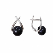 Серьги из Серебра 925 Приволжский ювелир арт. 311087-ZM73, Родирование.