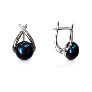 Серьги из Серебра 925 Приволжский ювелир арт. 311087-ZM, Родирование.