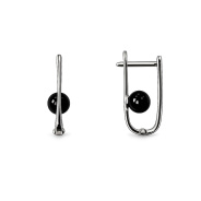 Серьги из Серебра 925 Приволжский ювелир арт. 311089-ZM73, Родирование.