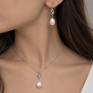 Серьги из Серебра 925 Приволжский ювелир арт. 311090-ZM07, Родирование.
