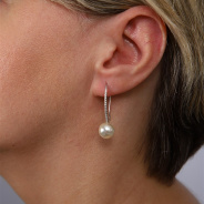 Серьги из Серебра 925 Приволжский ювелир арт. 311097-FA11ZM07, Родирование.