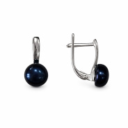 Серьги из Серебра 925 Приволжский ювелир арт. 311098-ZM73, Родирование.