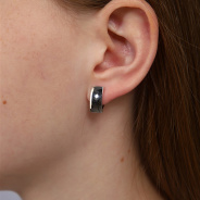 Серьги из Серебра 925 Приволжский ювелир арт. 311132, Родирование.