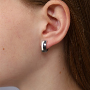 Серьги из Серебра 925 Приволжский ювелир арт. 311132, Родирование.