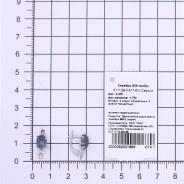 Серьги из Серебра 925 Приволжский ювелир арт. 311138-FA11KN, Родирование.