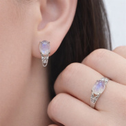 Серьги из Серебра 925 Приволжский ювелир арт. 311138-FA11LN, Родирование.