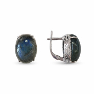 Серьги из Серебра 925 Приволжский ювелир арт. 311140-FA11LB, Родирование.