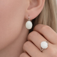 Серьги из Серебра 925 Приволжский ювелир арт. 311141-KR07, Родирование.