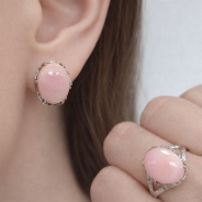 Серьги из Серебра 925 Приволжский ювелир арт. 311143-KR46, Родирование.