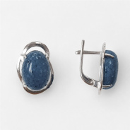 Серьги из Серебра 925 Приволжский ювелир арт. 311145-KR15, Родирование.
