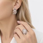 Серьги из Серебра 925 Приволжский ювелир арт. 311145-LN09, Родирование.
