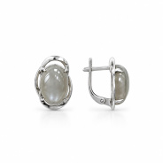 Серьги из Серебра 925 Приволжский ювелир арт. 311145-LN54, Родирование.