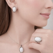 Серьги из Серебра 925 Приволжский ювелир арт. 311145-NF07, Родирование.