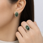 Серьги из Серебра 925 Приволжский ювелир арт. 311145-SN, Родирование.