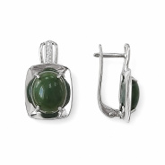 Серьги из Серебра 925 Приволжский ювелир арт. 311147-FA11NF, Родирование.