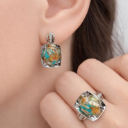 Серьги из Серебра 925 Приволжский ювелир арт. 311147-FA11UB15, Родирование.