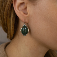 Серьги из Серебра 925 Приволжский ювелир арт. 311150-AG37, Родирование.