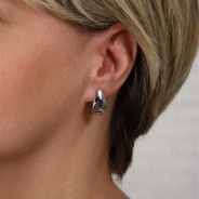 Серьги из Серебра 925 Приволжский ювелир арт. 311157, Родирование.