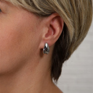 Серьги из Серебра 925 Приволжский ювелир арт. 311157, Родирование.