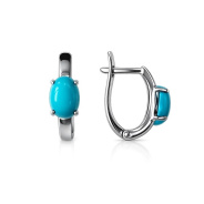 Серьги из Серебра 925 Приволжский ювелир арт. 311161-BZ, Родирование.