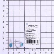 Серьги из Серебра 925 Приволжский ювелир арт. 311161-HK, Родирование.
