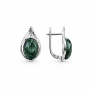 Серьги из Серебра 925 Приволжский ювелир арт. 311162-SN, Родирование.