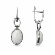 Серьги из Серебра 925 Приволжский ювелир арт. 311163-KH, Родирование.