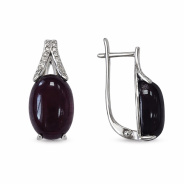 Серьги из Серебра 925 Приволжский ювелир арт. 311165-FA11KG67, Родирование.