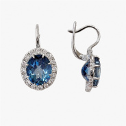 Серьги из Серебра 925 Приволжский ювелир арт. 311176-FA11GH55, Родирование.
