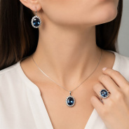 Серьги из Серебра 925 Приволжский ювелир арт. 311176-FA11GH55, Родирование.