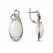 Серьги из Серебра 925 Приволжский ювелир арт. 311199-FA11NF07, Родирование.