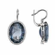 Серьги из Серебра 925 Приволжский ювелир арт. 311202-FA11GH55, Родирование.