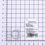 Серьги из Серебра 925 Приволжский ювелир арт. 311203-NF07, Родирование.