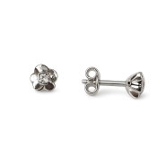 Серьги из Серебра 925 Приволжский ювелир арт. 311208-TP07, Родирование.