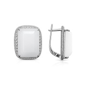 Серьги из Серебра 925 Приволжский ювелир арт. 311217-NF07, Родирование.