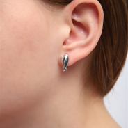 Серьги из Серебра 925 Приволжский ювелир арт. 311223, Родирование.