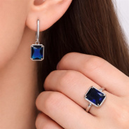 Серьги из Серебра 925 Приволжский ювелир арт. 311245-FA59, Родирование.
