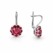 Серьги из Серебра 925 Приволжский ювелир арт. 311247-FA66, Родирование.