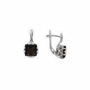 Серьги из Серебра 925 Приволжский ювелир арт. 311265-FA25, Родирование.