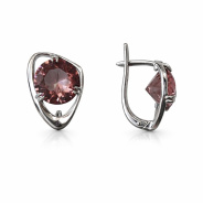 Серьги из Серебра 925 Приволжский ювелир арт. 311268-FA58, Родирование.