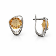 Серьги из Серебра 925 Приволжский ювелир арт. 311268-FA75, Родирование.