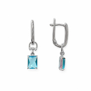 Серьги из Серебра 925 Приволжский ювелир арт. 311270-FA11FA15, Родирование.