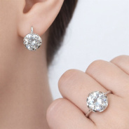 Серьги из Серебра 925 Приволжский ювелир арт. 311274-FA11, Родирование.