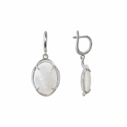 Серьги из Серебра 925 Приволжский ювелир арт. 311279-PM, Родирование.