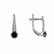 Серьги из Серебра 925 Приволжский ювелир арт. 311304-FA11GR26, Родирование.